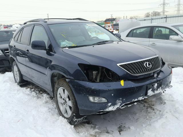 2T2HK31U77C011976 - 2007 LEXUS RX 350 BLUE photo 1