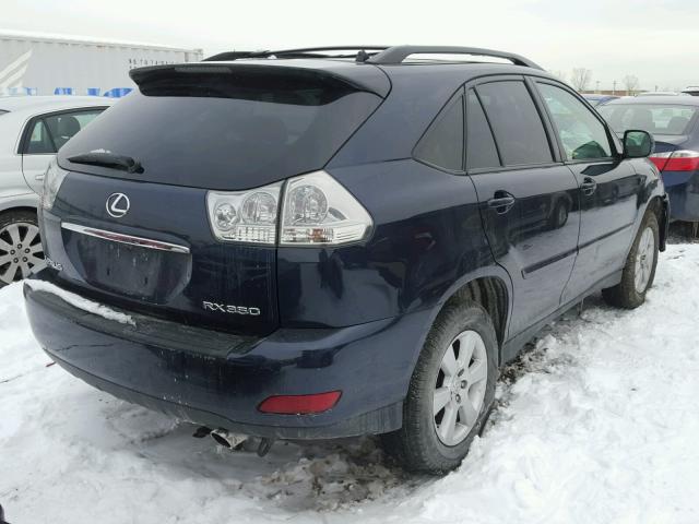 2T2HK31U77C011976 - 2007 LEXUS RX 350 BLUE photo 4