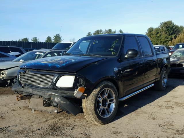 1FTRW07L61KA55225 - 2001 FORD F150 SUPER BLACK photo 2