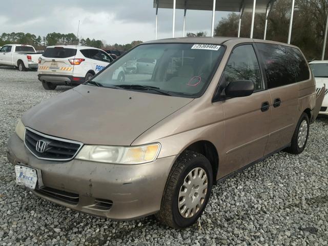 5FNRL18543B010346 - 2003 HONDA ODYSSEY LX TAN photo 2