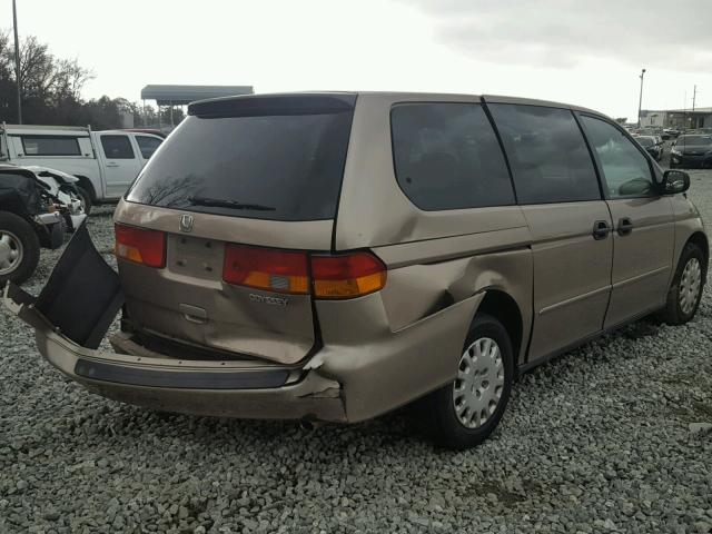 5FNRL18543B010346 - 2003 HONDA ODYSSEY LX TAN photo 4