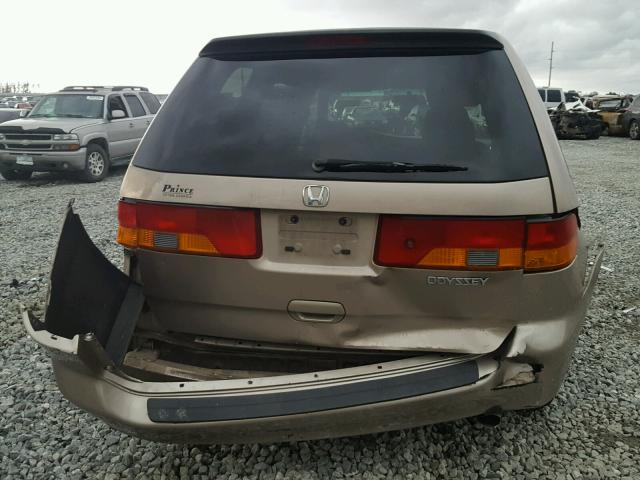 5FNRL18543B010346 - 2003 HONDA ODYSSEY LX TAN photo 9