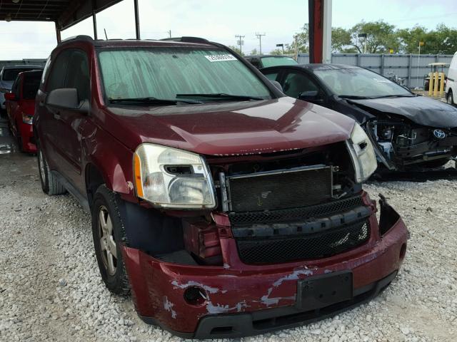 2CNDL13F976059169 - 2007 CHEVROLET EQUINOX LS BURGUNDY photo 1