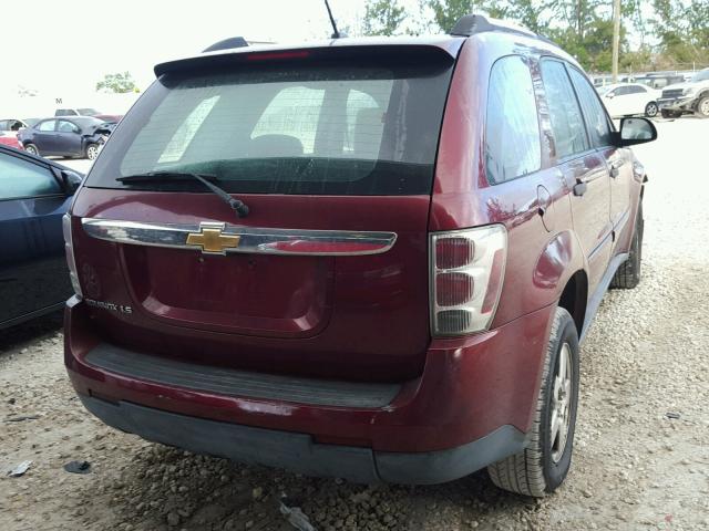 2CNDL13F976059169 - 2007 CHEVROLET EQUINOX LS BURGUNDY photo 4