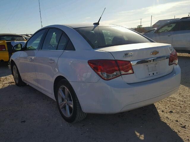 1G1PE5SB7E7257403 - 2014 CHEVROLET CRUZE LT WHITE photo 3