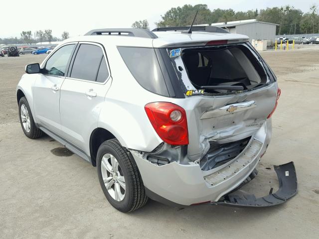 2GNALPEK5D6180367 - 2013 CHEVROLET EQUINOX LT SILVER photo 3