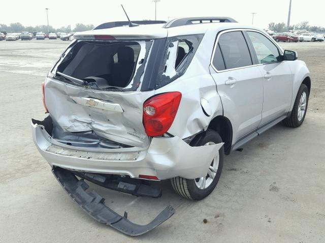 2GNALPEK5D6180367 - 2013 CHEVROLET EQUINOX LT SILVER photo 4