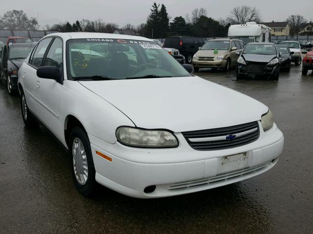 1G1ND52J016124998 - 2001 CHEVROLET MALIBU WHITE photo 1