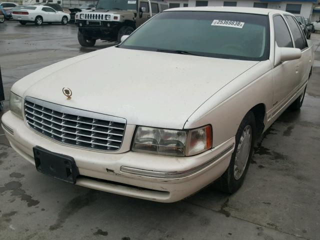 1G6KD54Y6VU227786 - 1997 CADILLAC DEVILLE CREAM photo 2