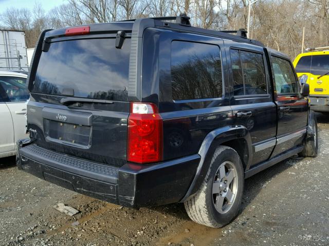 1J4RG4GK9AC113215 - 2010 JEEP COMMANDER BLACK photo 4