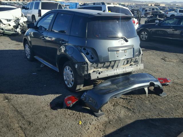 JTKKT604960166136 - 2006 TOYOTA SCION XA CHARCOAL photo 3