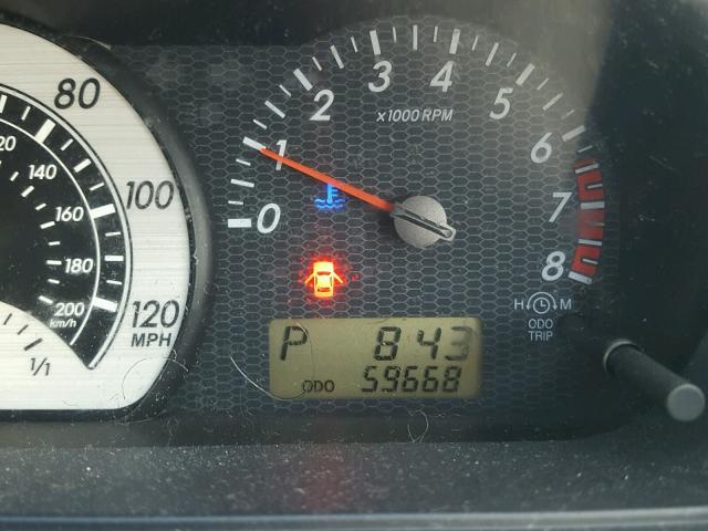 JTKKT604960166136 - 2006 TOYOTA SCION XA CHARCOAL photo 8