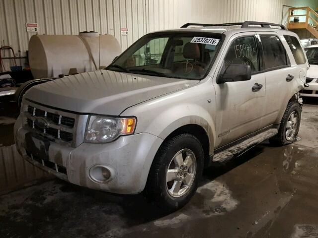 1FMCU931X8KA10914 - 2008 FORD ESCAPE XLT CREAM photo 2