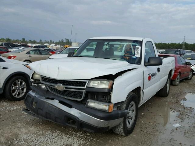 3GCEC14X47G190112 - 2007 CHEVROLET SILVERADO WHITE photo 2