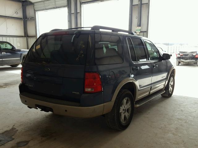 1FMDU64K45UA27489 - 2005 FORD EXPLORER E BLUE photo 4