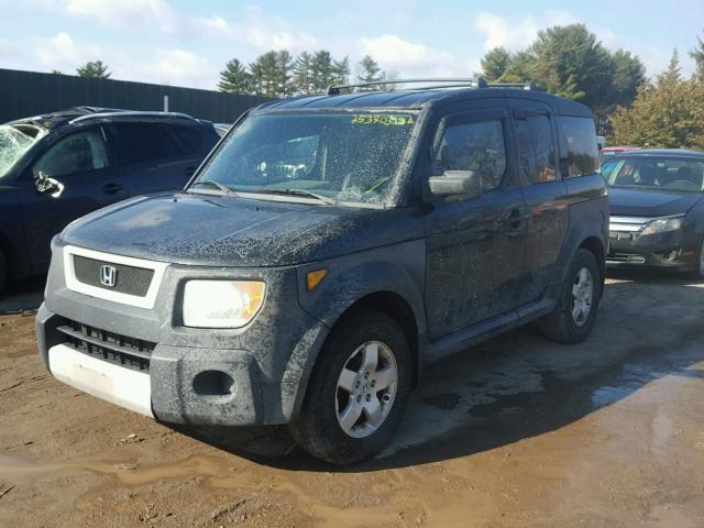 5J6YH18645L007317 - 2005 HONDA ELEMENT EX BLACK photo 2