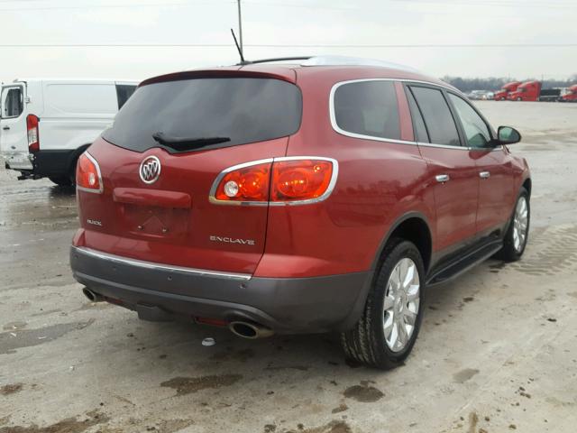 5GAKRDED3CJ359778 - 2012 BUICK ENCLAVE MAROON photo 4