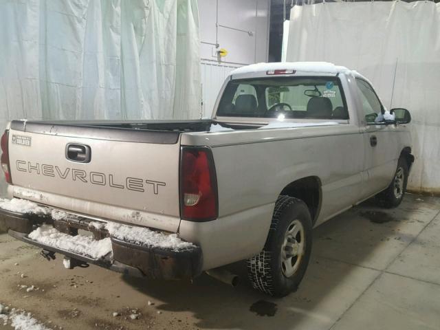 1GCEC14X14Z294777 - 2004 CHEVROLET SILVERADO TAN photo 4