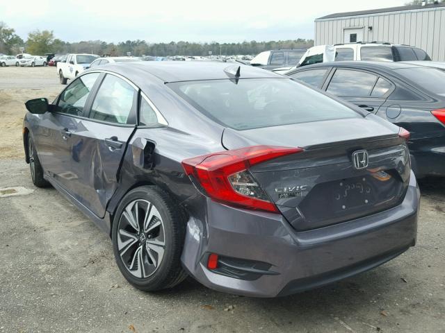 19XFC1F36HE004047 - 2017 HONDA CIVIC EX ნაცრისფერი ფოტო 3
