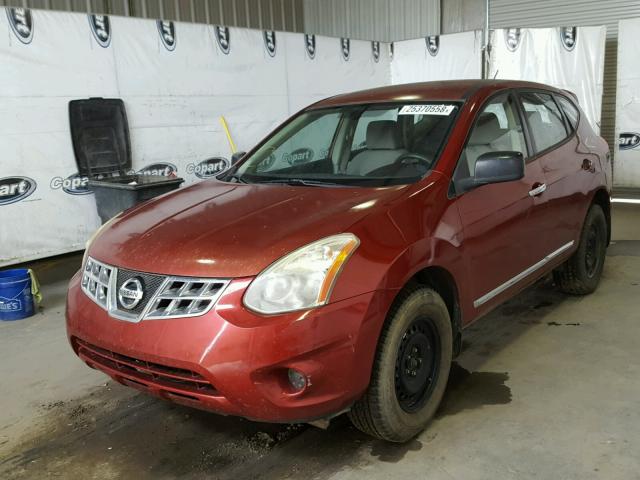 JN8AS5MT6CW252504 - 2012 NISSAN ROGUE S RED photo 2