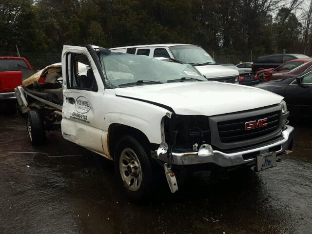 1GTEC14X67Z117310 - 2007 GMC NEW SIERRA WHITE photo 1