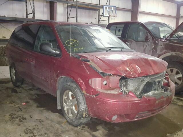 2D4GP44L35R114029 - 2005 DODGE GRAND CARA RED photo 1