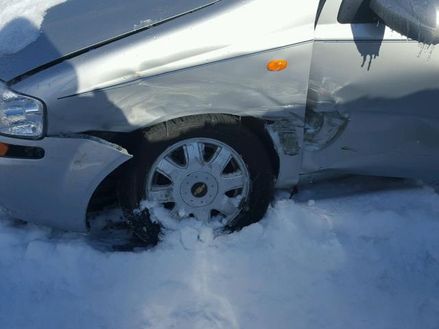 KL1TJ52664B257240 - 2004 CHEVROLET AVEO LS SILVER photo 9