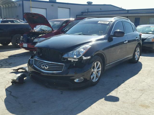 JNKAJ09E48M305861 - 2008 INFINITI EX35 BASE BLACK photo 2