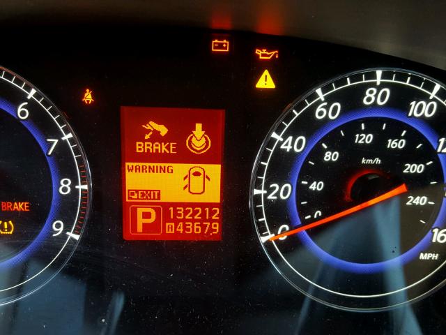 JNKAJ09E48M305861 - 2008 INFINITI EX35 BASE BLACK photo 8