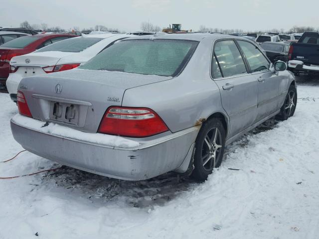 JH4KA96674C004166 - 2004 ACURA 3.5RL SILVER photo 4