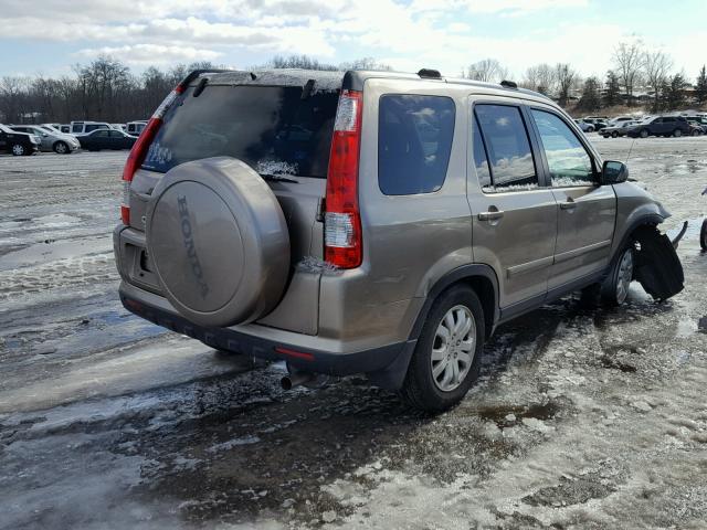 SHSRD78916U406735 - 2006 HONDA CR-V SE TAN photo 4