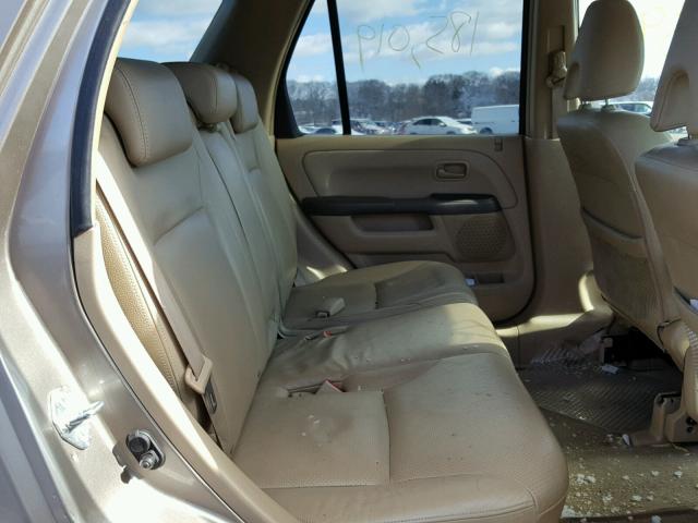 SHSRD78916U406735 - 2006 HONDA CR-V SE TAN photo 6