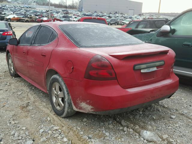 2G2WP552171116761 - 2007 PONTIAC GRAND PRIX RED photo 3