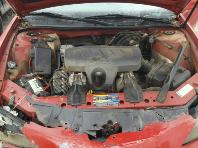 2G2WP552171116761 - 2007 PONTIAC GRAND PRIX RED photo 7