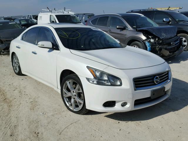 1N4AA5AP2CC847721 - 2012 NISSAN MAXIMA S WHITE photo 1