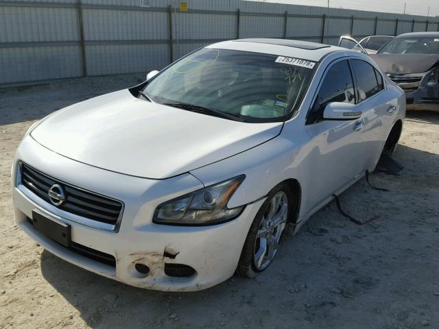 1N4AA5AP2CC847721 - 2012 NISSAN MAXIMA S WHITE photo 2