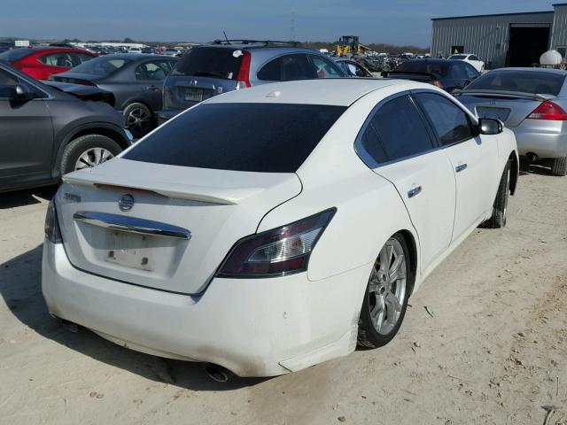 1N4AA5AP2CC847721 - 2012 NISSAN MAXIMA S WHITE photo 4