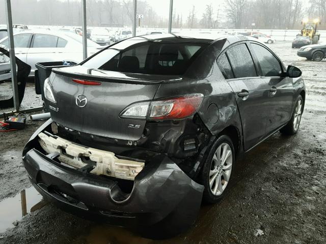 JM1BL1S65A1327657 - 2010 MAZDA 3 S GRAY photo 4