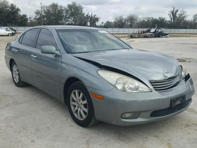 JTHBA30G545042742 - 2004 LEXUS ES 330 GREEN photo 1