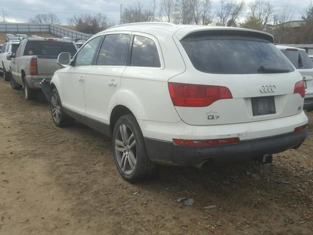 WA1AY74L79D022653 - 2009 AUDI Q7 3.6 QUA WHITE photo 3