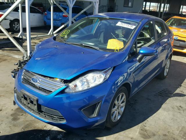 3FADP4BJ2BM212625 - 2011 FORD FIESTA SE BLUE photo 2