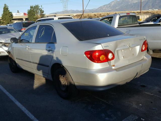 1NXBR32E14Z313464 - 2004 TOYOTA COROLLA CE SILVER photo 3