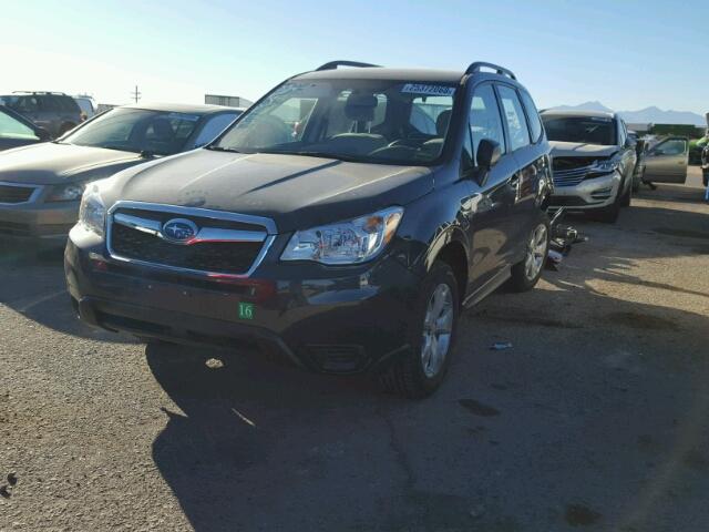 JF2SJABC5GH532313 - 2016 SUBARU FORESTER 2 GRAY photo 2