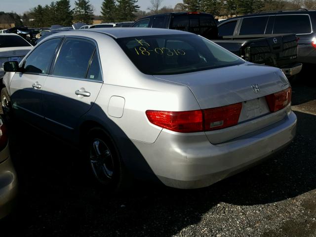 1HGCM56455A144431 - 2005 HONDA ACCORD LX SILVER photo 3