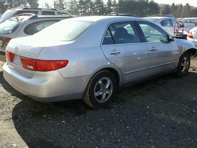 1HGCM56455A144431 - 2005 HONDA ACCORD LX SILVER photo 4