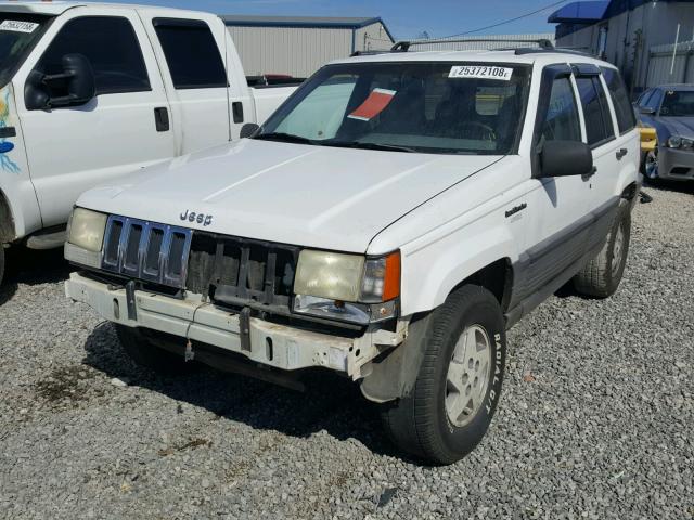 1J4GZ58Y0SC712807 - 1995 JEEP GRAND CHER WHITE photo 2