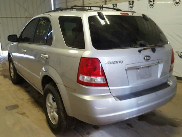 KNDJD733865614426 - 2006 KIA SORENTO EX SILVER photo 3