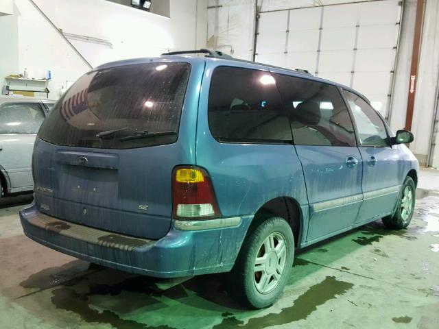 2FMZA52453BA40705 - 2003 FORD WINDSTAR S BLUE photo 4