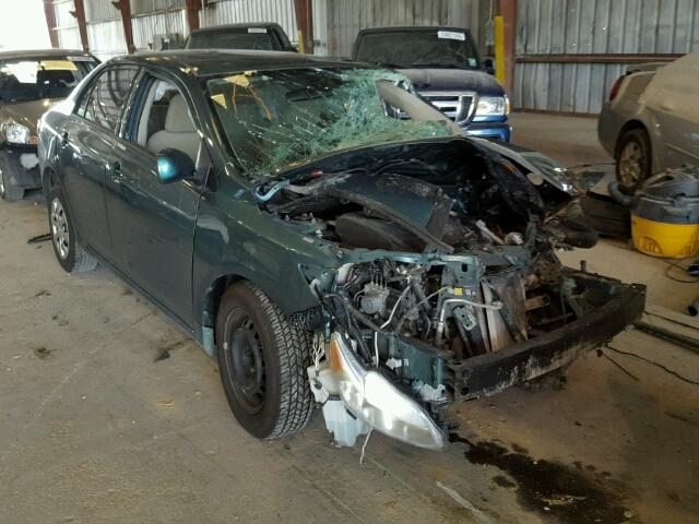 1NXBU4EE0AZ281442 - 2010 TOYOTA COROLLA/S/ GREEN photo 1