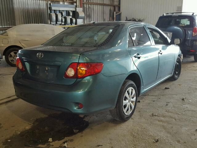 1NXBU4EE0AZ281442 - 2010 TOYOTA COROLLA/S/ GREEN photo 4